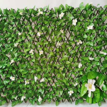 2022 High quality Artificial Lawn Grass - faux expandable privacy fence screen stretchable vine privacy fence wall Hedge – Deyuan